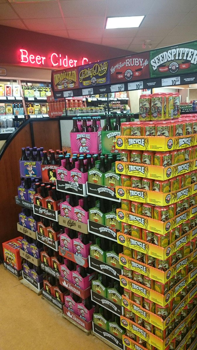P49SALES's tweet photo. Weekend is coming! 8th &amp; Cambie Gov't store has your back with @Parallel49Beer  #Seedspitter &amp; #Tricycle! #yum http://t.co/QpXqtGYPpA