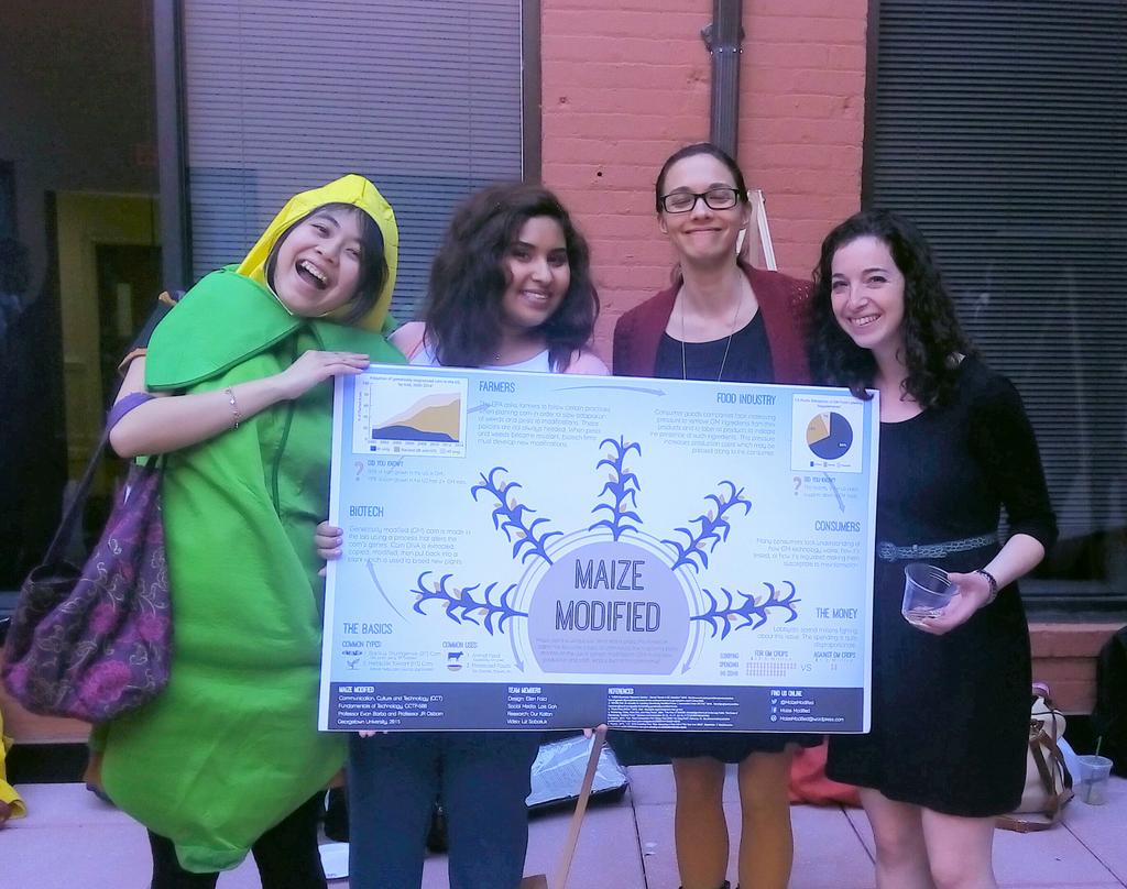 MaizeModified's tweet image. Remember that one time we presented our research on #GMOs and #corn ? #biotech #TBT #science