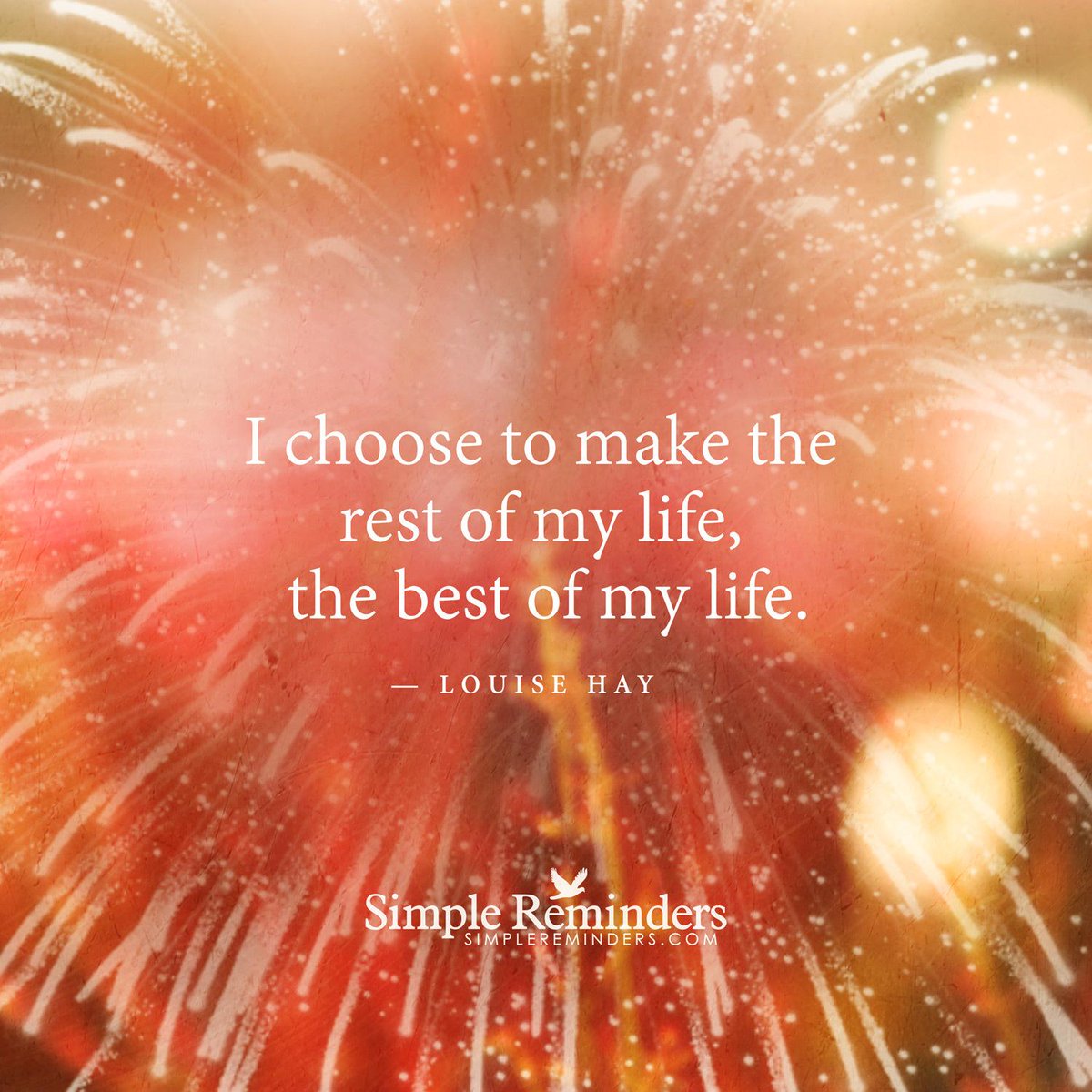 GoMcGillMedia's tweet photo. I choose to make the rest of my life, the best of my life. — Louise Hay http://t.co/Vp2XGaFqkt
