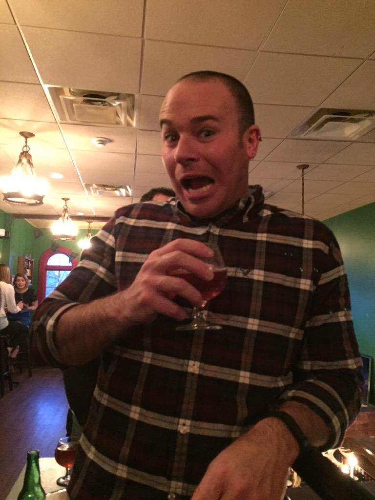 InkPlatePress's tweet photo. This guy @msrivette at #cocktailswithcreatives is having some fun! http://t.co/TQ66Ancm2w