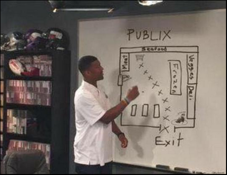 B1ackSchefter's tweet photo. Jameis Winston already at work!! http://t.co/NxOSTLGRlc