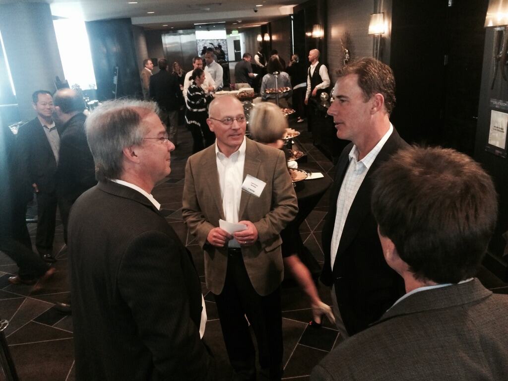 NetApp's tweet photo. The #NetAppHCE tour rolls into Minneapolis! Highlights...talking #datafabric & meeting 4x pro bowler @RichGannon12 http://t.co/FnD2JaMU5N