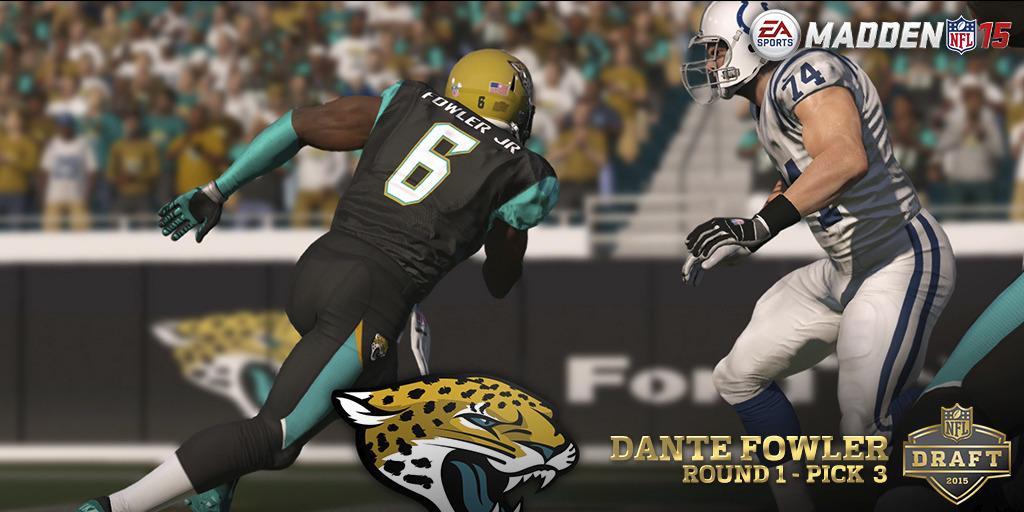 EAMaddenNFL's tweet photo. The @Jaguars boost that defense a little bit for next season! #NFLDraft http://t.co/IcWOKquTHa