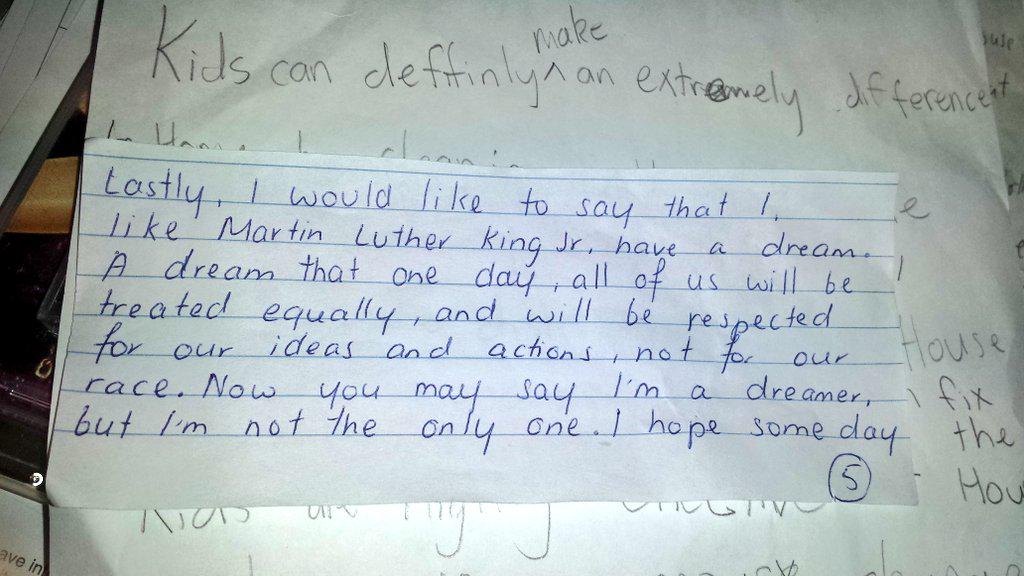 AlexisOJohnson's tweet photo. Very proud of 4J's public speaking skills today and these are only 1st or 2nd drafts! @LakembaPS thoughtful &amp; smart. http://t.co/YfUswPNz2a