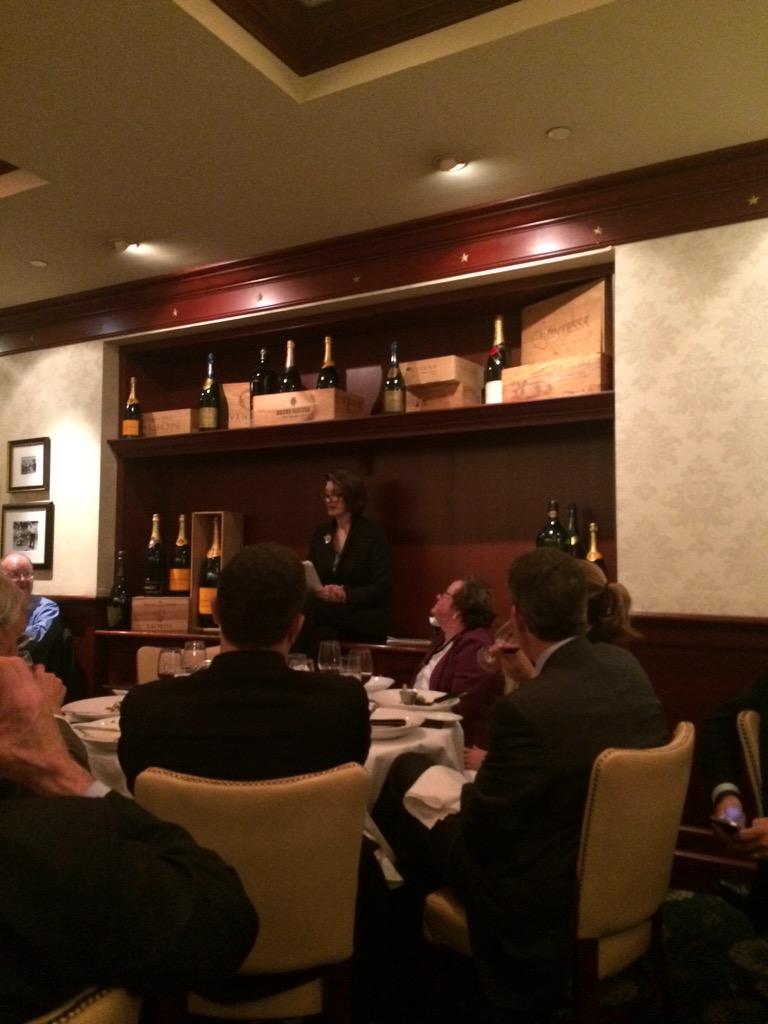 cwessel's tweet photo. NPR's Mara Liasson addressing the Oregon delegation in DC. http://t.co/8ZXBf4Zpiu