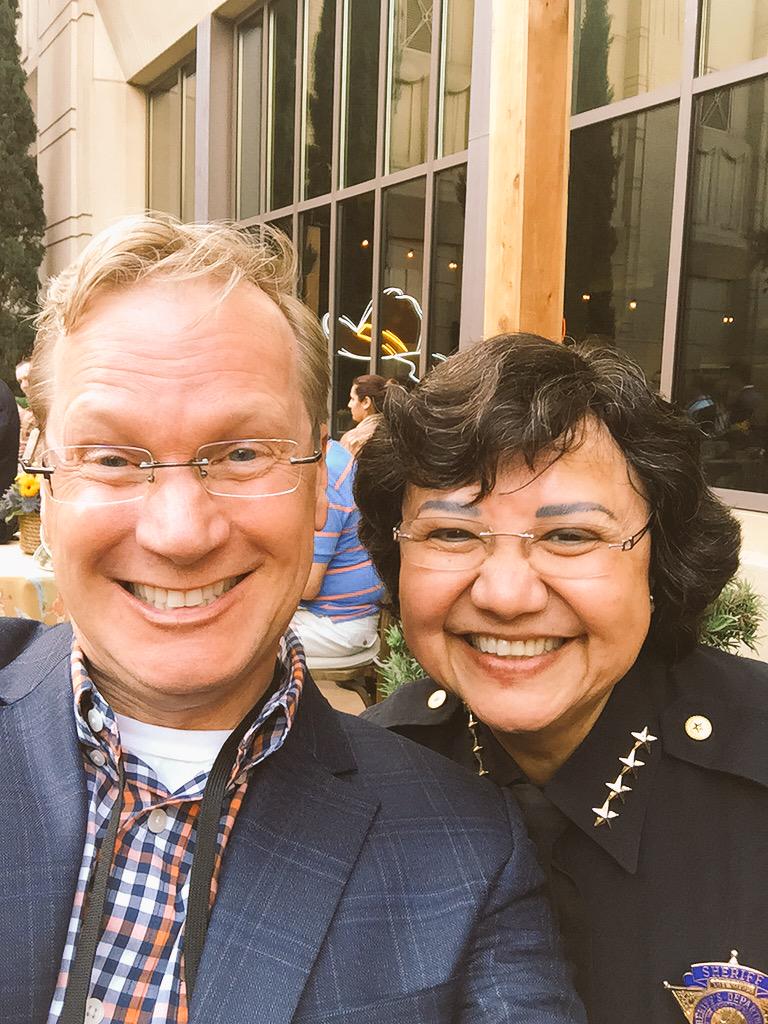 SWLaguna's tweet photo. @SheriffLupe Dallas for meetings and bumped into the first #lesbian #female #hispanic #sheriff of Dallas!! #yeehaw http://t.co/qmCeoeKMuL