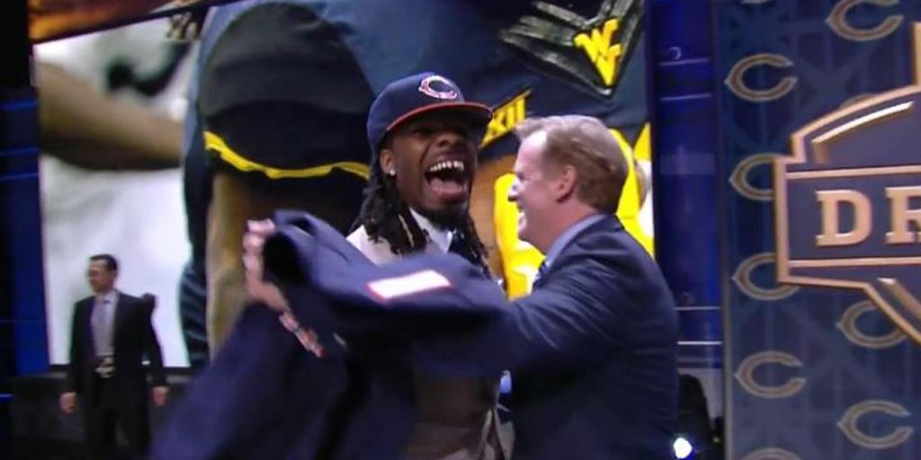 nflnetwork's tweet photo. One. Happy. Bear. #NFLDraft http://t.co/QtmyyeKQc1