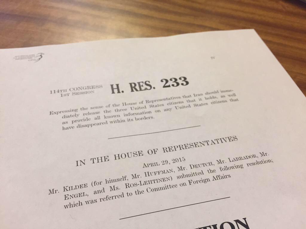 bjaj1's tweet photo. .@jodyhice @CongressmanHice Pls support HR233 to #FreeAmirNow w/ @RepDanKildee @Montel_Williams http://t.co/ejluYN5xMo
