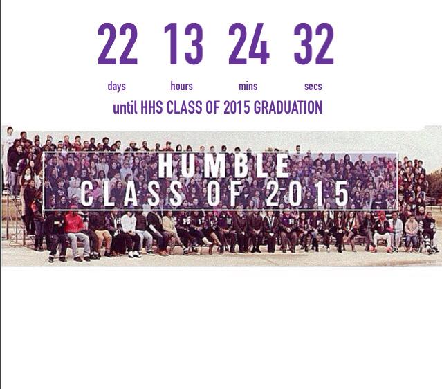hhsclass15's tweet photo. prom and graduation countdown! http://t.co/A8vv219gXg