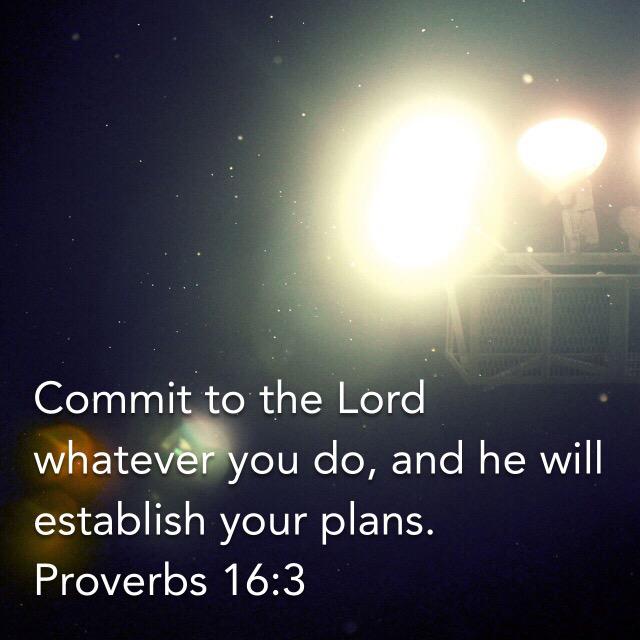 ProverbsSuccess's tweet image. Love this one! 🙏 Proverbs 16:3