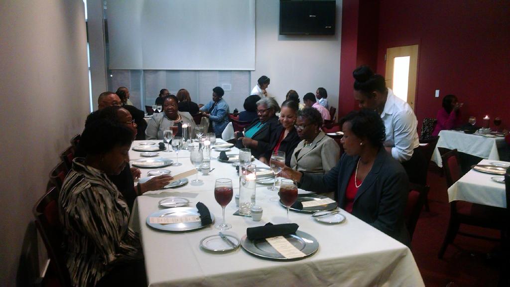 NccuBusiness1's tweet photo. Enjoyed a wonderful culinary experience tonight with @NCCU School of Business Hospitality and Tourism Students! http://t.co/QhbjDqoOuI