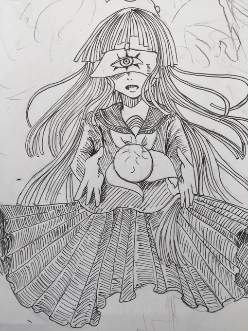 絵柄変えて描くの楽しい 