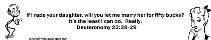 bluegrassskep's tweet image. Chattel, anyone? #ReligionCondonesAbuse #Religiouscontrol #Religiouslaws #Atheism #Feminism #Howmuchareyouworth