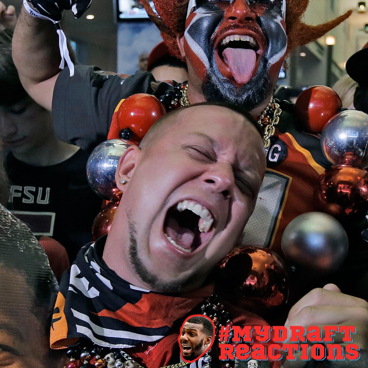 NFL's tweet photo. We want to see YOUR reactions to these picks!
Take a video.
Use #MyDraftReactions.
YOU may be shown on @nflnetwork! http://t.co/HZrlbb3MjI