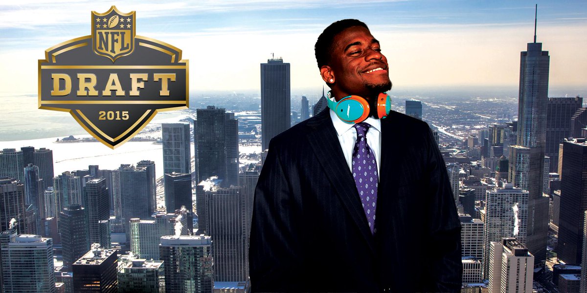 espn's tweet photo. Former Louisville WR DeVante Parker is all smiles as he starts his new journey with the Dolphins. #MIApick w/@Bose http://t.co/FaLba6O1DW