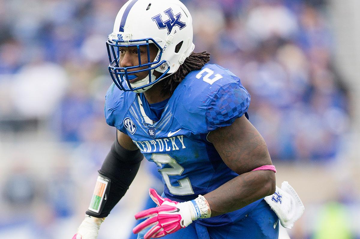 steelers's tweet photo. We have selected Bud Dupree, LB, Kentucky with the 22nd overall pick in the 2015 NFL Draft.  #SteelersDraft http://t.co/phw4vyaNjt