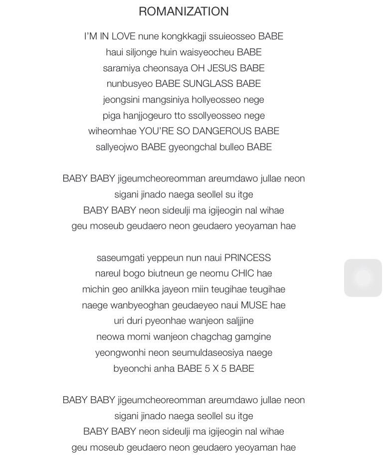 Bigbangforindonesia Bigbang Bae Bae Hangul Romanization Lyrics Bigbang Baebae Madeseriesm Http T Co Wwkwpfrcnm