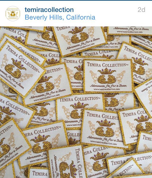TemiraCollectio's tweet photo. Our clothing labels have arrived! Temira Collection Private label here we come! http://t.co/0asWV7GcuR