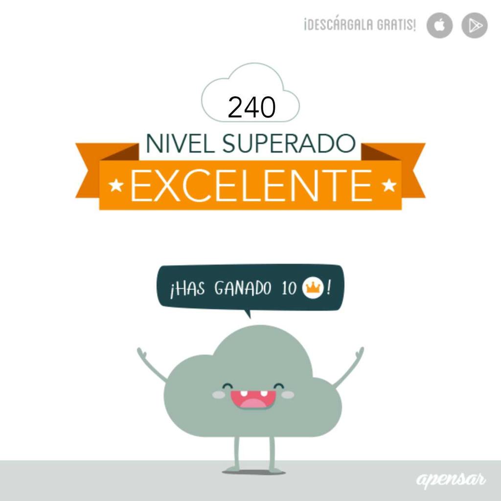 ¡Me encanta jugar #Apensar! Disponible en App Store icogr.com/1BCnKxL y en Google Play icogr.com/19hBnIt