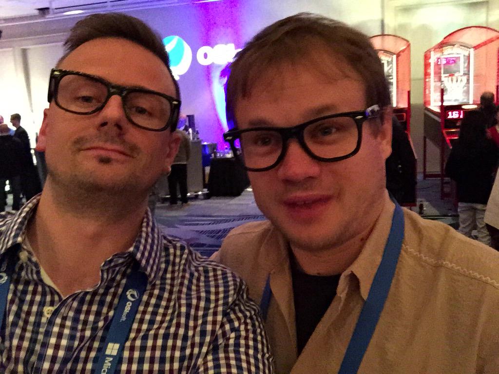 asle_amitec's tweet photo. Geeking out with Wolfgang at #OSIsoftUC #UC2015 http://t.co/4u8pRmrroq