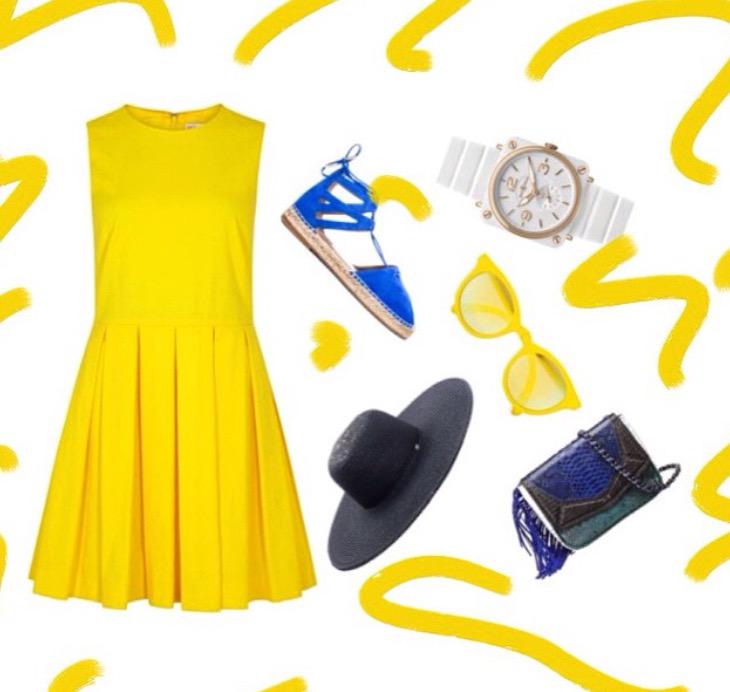 Yellow inspiration and the perfect bag by #PanteraMexico at mexicouture.mx. Image via @merceglelu