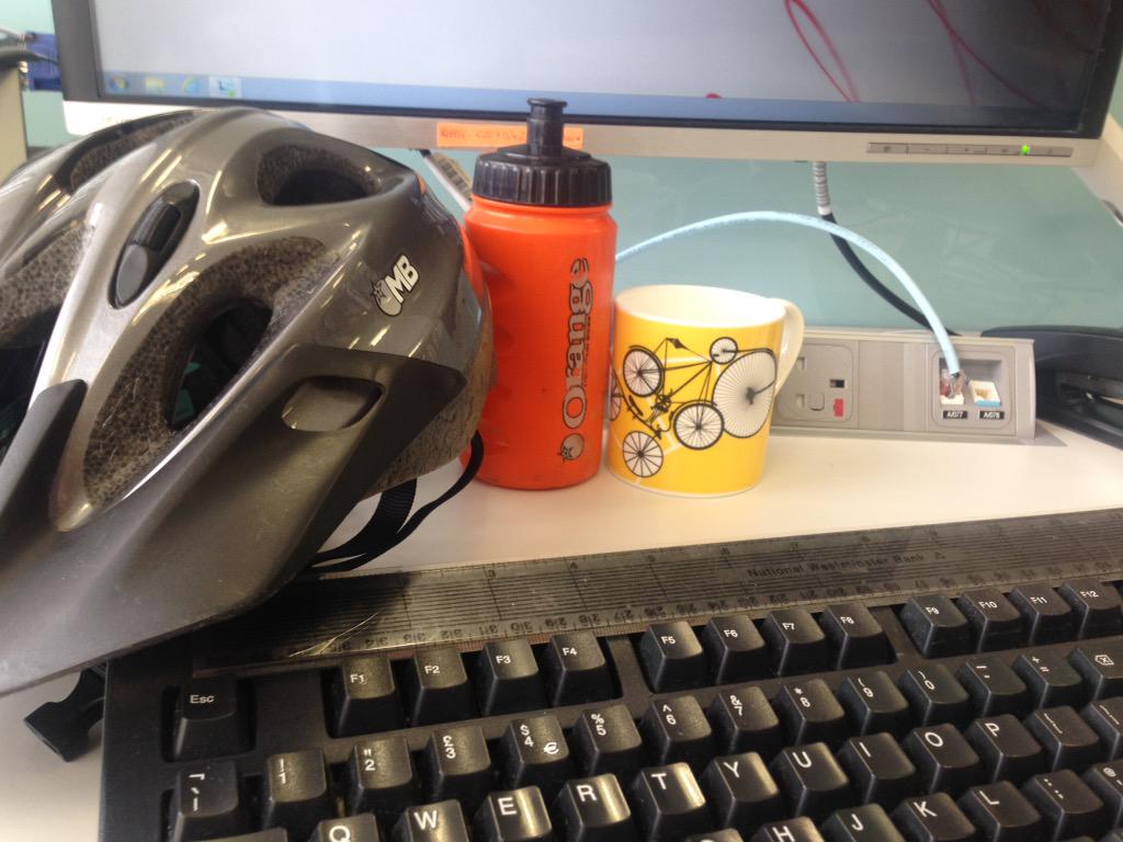 chestamag's tweet photo. Cycled to work. Nice start to the day.  #Ride4MB http://t.co/Gym359FfbI
