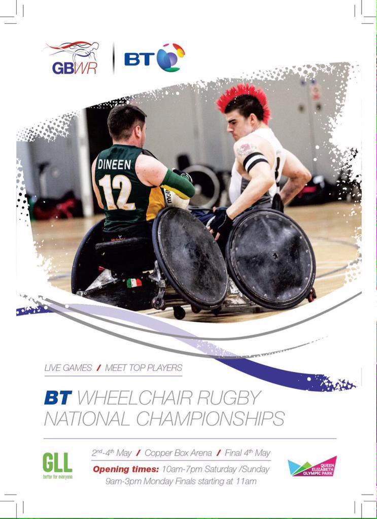 Ready for the <a href="/gbwrnews/">Great Britain Wheelchair Rugby</a> Nationals at the 2012 Olympic park. #GoTeamSolent @SportSolent <a href="/solentofficial/">Solent Official</a>