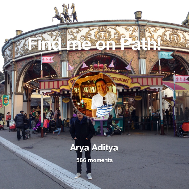 aditya_ws's tweet photo. I've shared 586 memories with my friends on #Path - see them now at http://t.co/pIjFS0b4CH! #thepersonalnetwork http://t.co/UF5Mewta8g