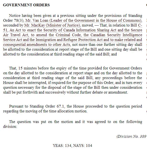 BSOM_NDP's tweet image. #Harper gov force #timeallocation on #C51. Just 1 more day of db8 at 3rd reading. #elxn42