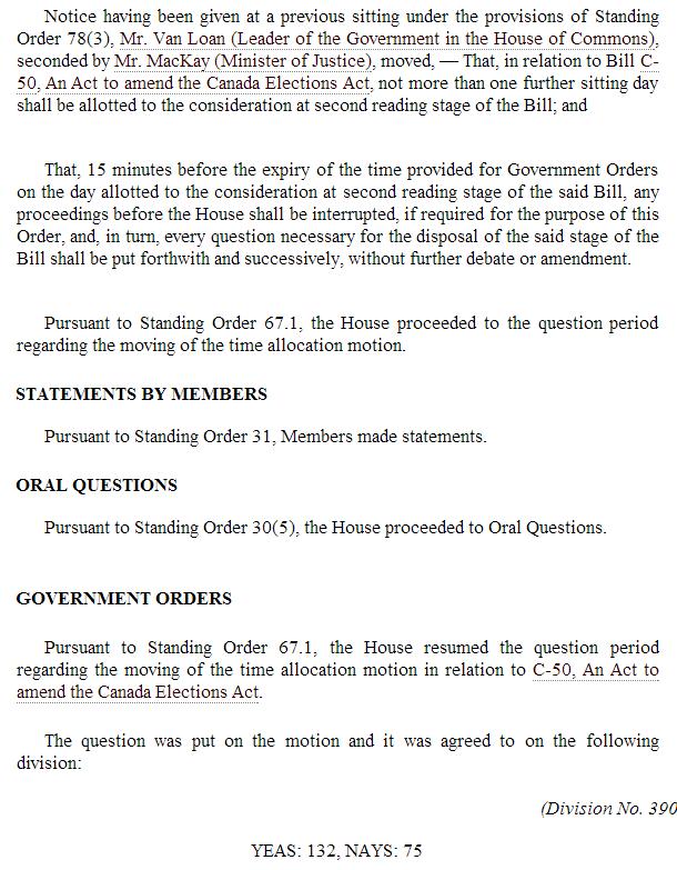BSOM_NDP's tweet image. #Harper gov force #timeallocation on #C50 #CPC&apos;s latest (Un)Fair Elxns Act. Just 1 more day at 2nd reading then #PROC