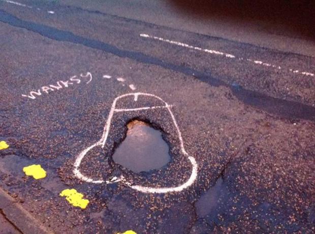 DesignCrayon's tweet image. A very creative way to get things done around town and force city officials to fill potholes! cbc.ca/news/trending/…