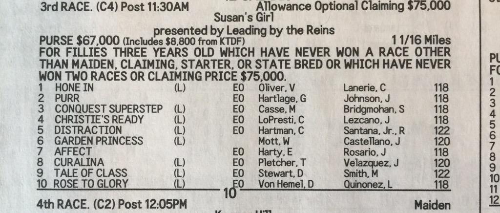LeadByTheReins's tweet photo. We are ready for Kentucky Oaks tomorrow, especially race 3, Susan's Girl!! #LBRatDerby #KyDerby #PINKOUT http://t.co/ntoCT7qI9E