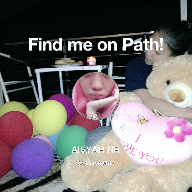 ayisANR's tweet photo. I've shared 691 memories with my friends on #Path - see them now at http://t.co/sGjIxRQlMI! #thepersonalnetwork http://t.co/3E5GuXWqTA