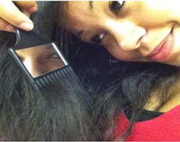 MirrorPick's tweet photo. "I have bi-racial hair and love to use the MirrorPick, especially after I straighten it with a deep conditioning" http://t.co/j54Mk8a9tJ