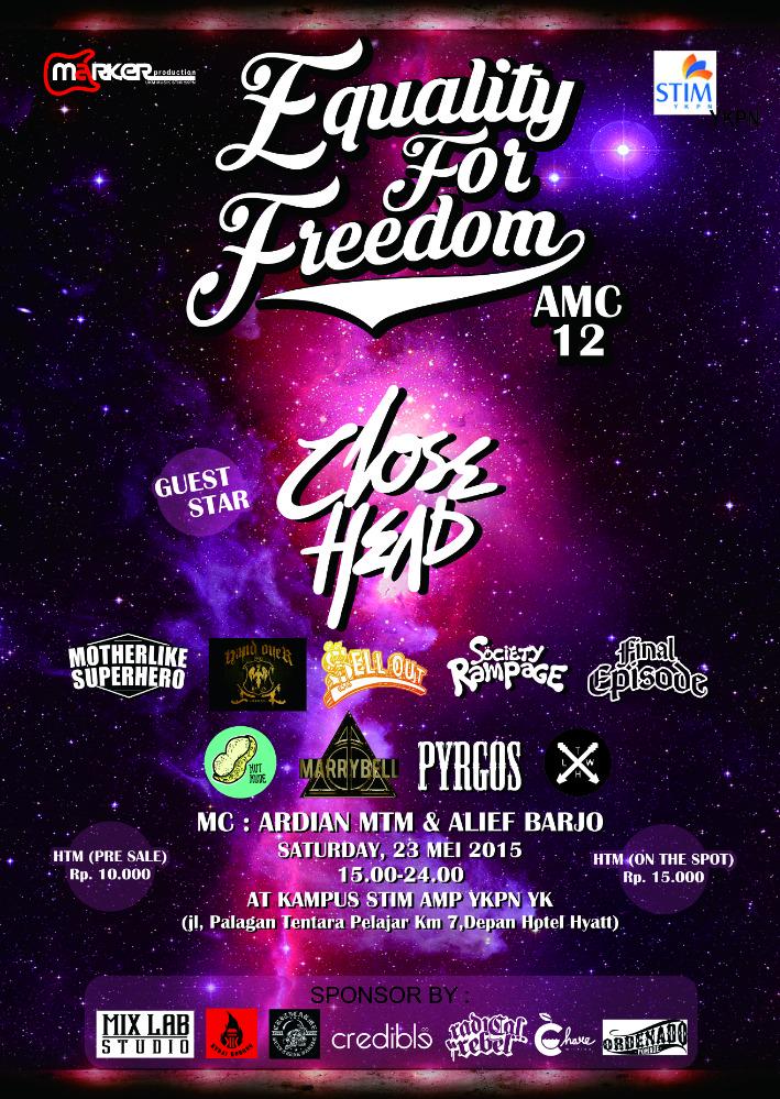 apprye's tweet image. 23 Mei at Kampus Stim Ykpn 
jl.palagan tentara pelajar km 7
Guest star @closeheadCH