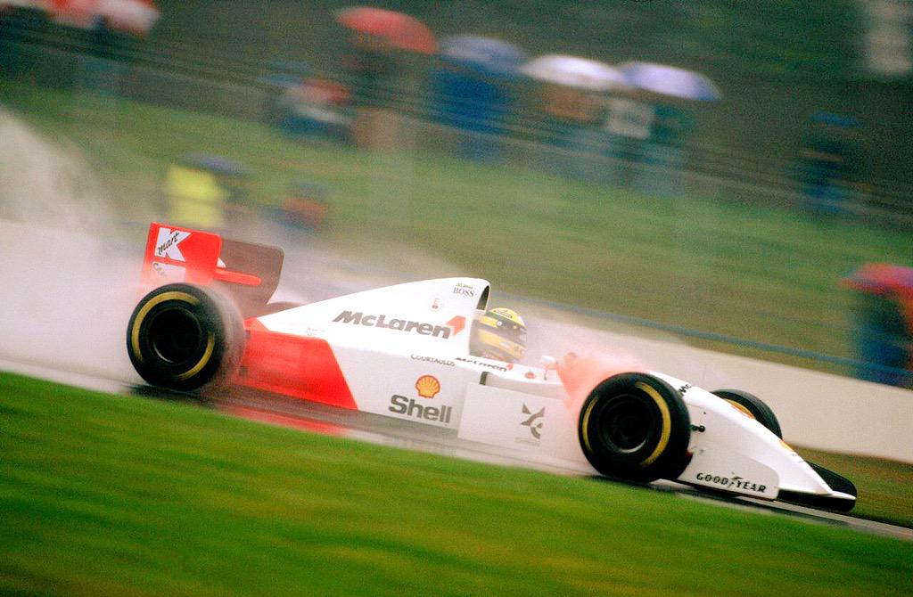 McLarenF1's tweet photo. #OnThisDay 21 years ago, the racing world lost the heroic and brilliant Ayrton Senna. #ForeverInOurHearts #RIPSenna http://t.co/nuoX7YNBWh