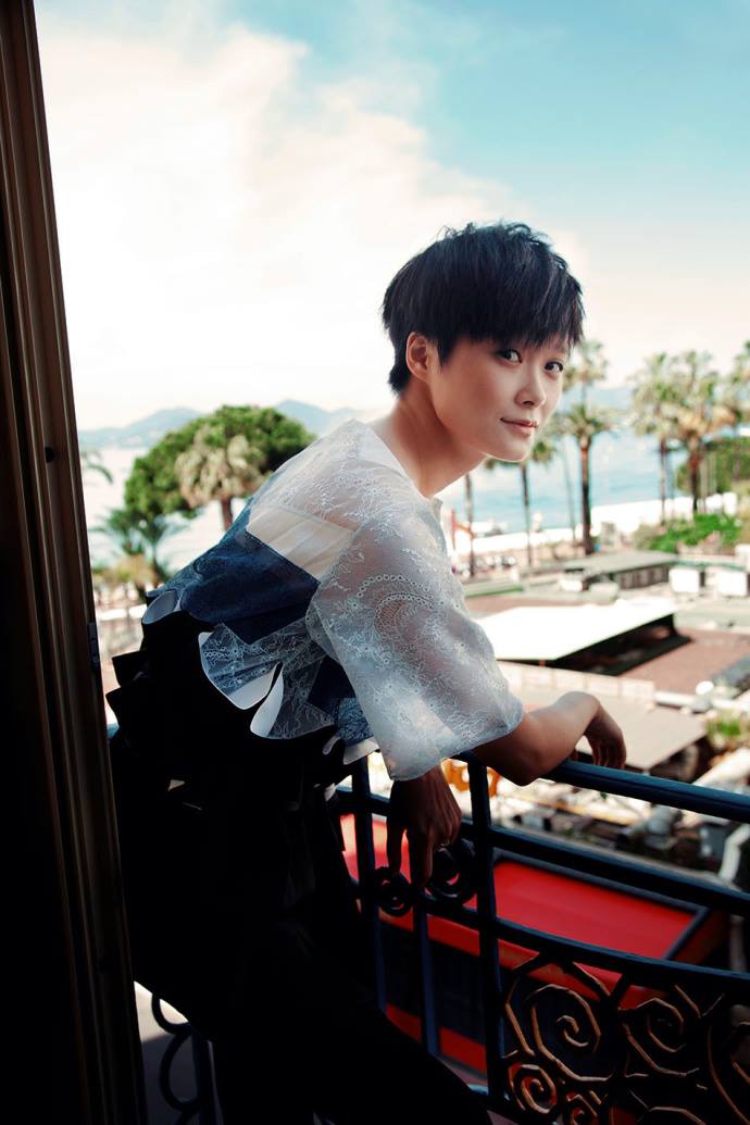 LiYuchun_Studio's tweet photo. 【Li Yuchun x Givenchy】by Riccardo Tisci-L'Oréal Paris Ambassador during 2013 Cannes Film Festival.#MetBall #ChrisLee http://t.co/dkbwx5j8PC
