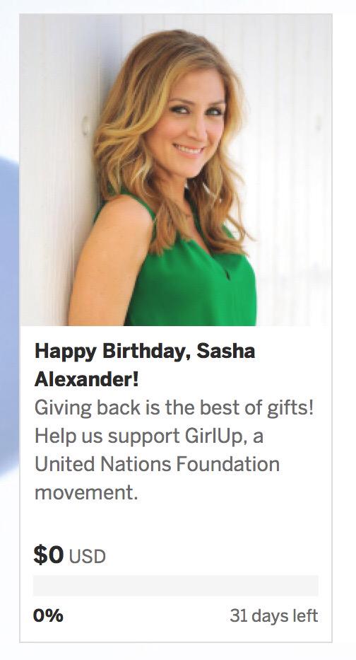 Our birthday FUNdraiser for Sasha starts NOW! Show your love & support an important cause.  