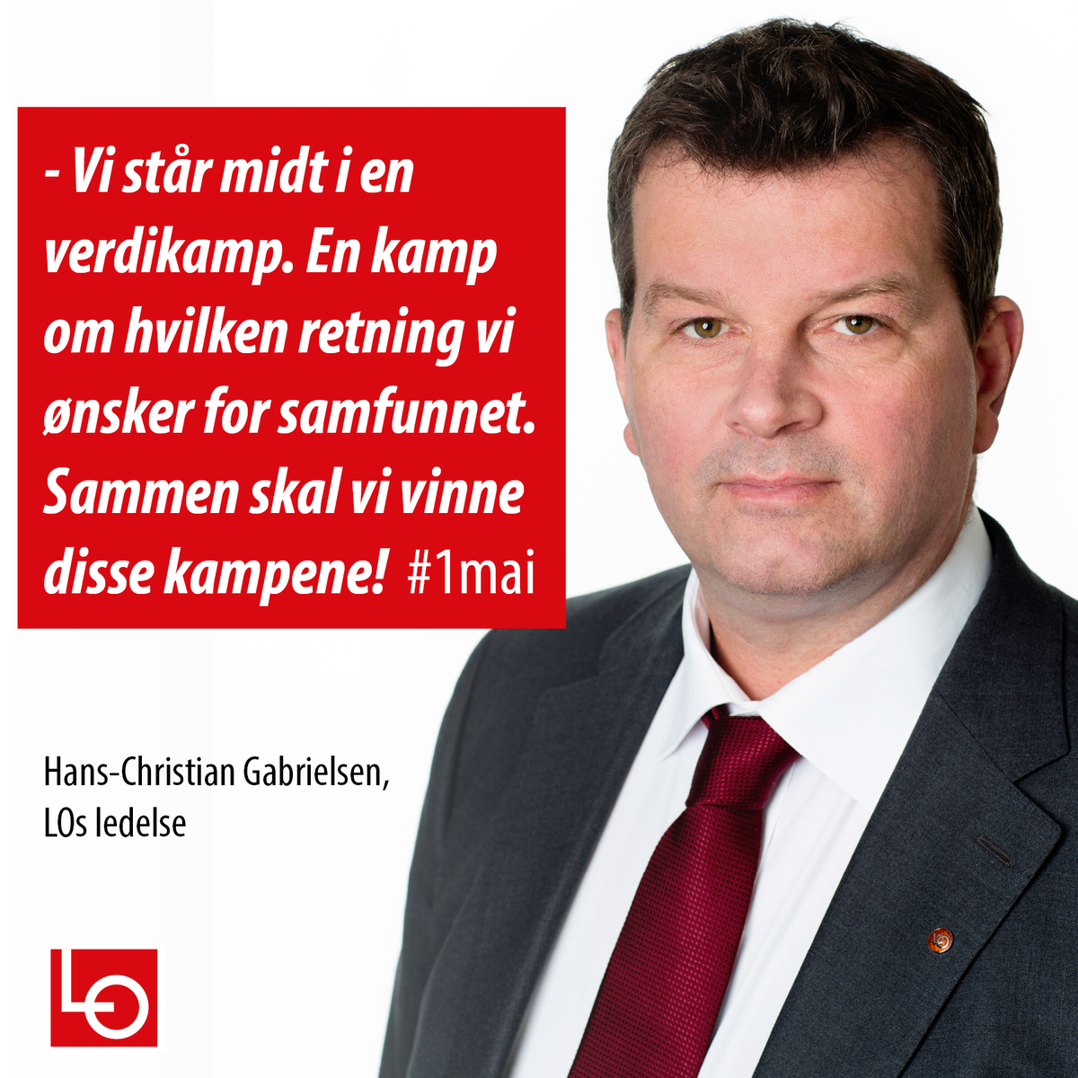 lonorge's tweet photo. - Vi står midt i en verdikamp, sa @hcgabrielsen i sin 1.mai-tale http://t.co/t15OoIiZGS #1Mai http://t.co/VUzagL7Ybk
