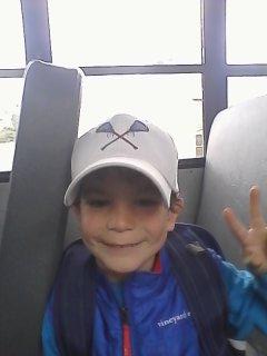DjcLittle's tweet photo. Heading to school with Tripp he's in k I'm in 3 http://t.co/K694UMbQPM