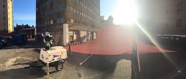 FilthyQuarter's tweet photo. This weather is so temperamental but fear not this bad boy will have you all covered this weekend at @TheFilthySeries http://t.co/kffpHIOlwq