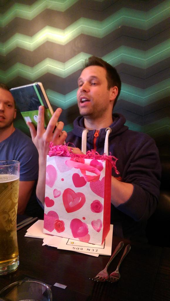 Paulplex's tweet photo. We're losing one of our @cleverdevs today - but at least @delimited is treating the rest of us to lunch. #GoodLuck P! http://t.co/3YHdYfwrGU