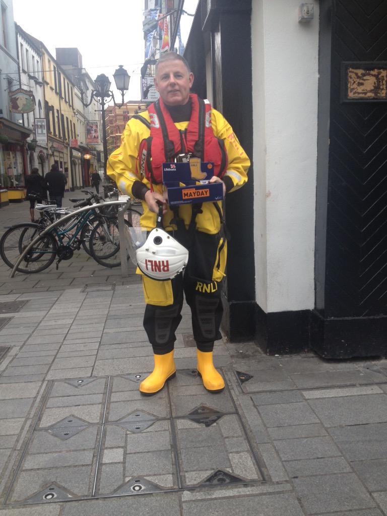 Look out for the #RNLI on the streets of #Cork City today and support their #MayDay appeal