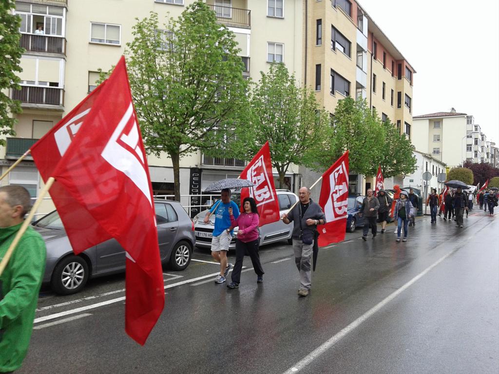 Potasas-Iruñea martxa orain Noainen. Iraganeko borrokak gogoan, geroaren alde borrokan #M1LangileokBorrokan 