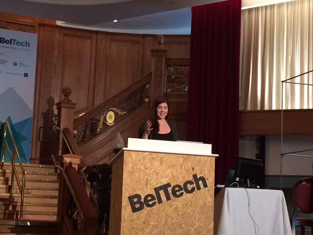 lornahermin's tweet image. Girls in STEM being promoted by @cmwalla at #BelTech15