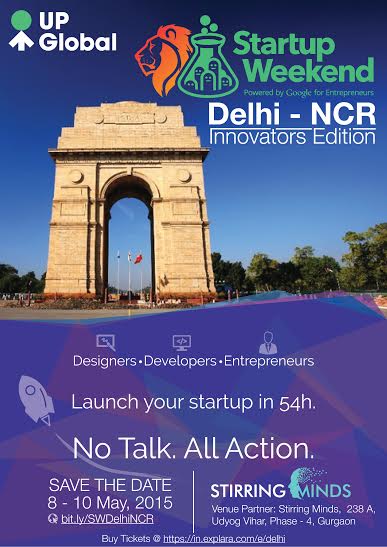 nehatinaarora's tweet photo. @StartupWeekend comes bk 2 Delhi @swinindia cum b a part of d game! #startup @UPGlobalHQ #swdelhi No Talk All Action! http://t.co/vPzBN2Y6I9