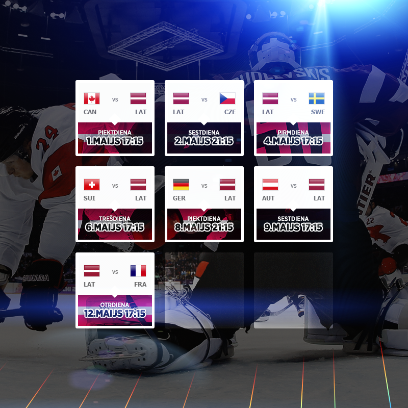 florbols's tweet image. Latvijas hokeja izlases spēļu kalendārs. Nepalaid garām! #IIHFWorlds #TeamLatvia