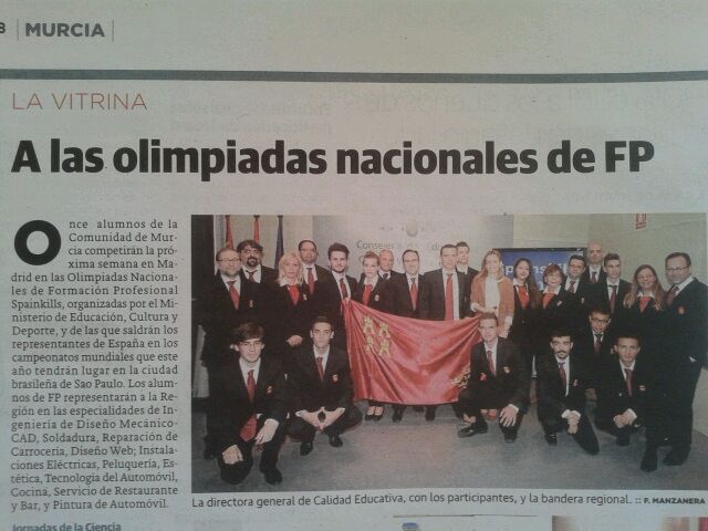 Campeones!! #Spainskills #MurciaSkills #fpMurcia