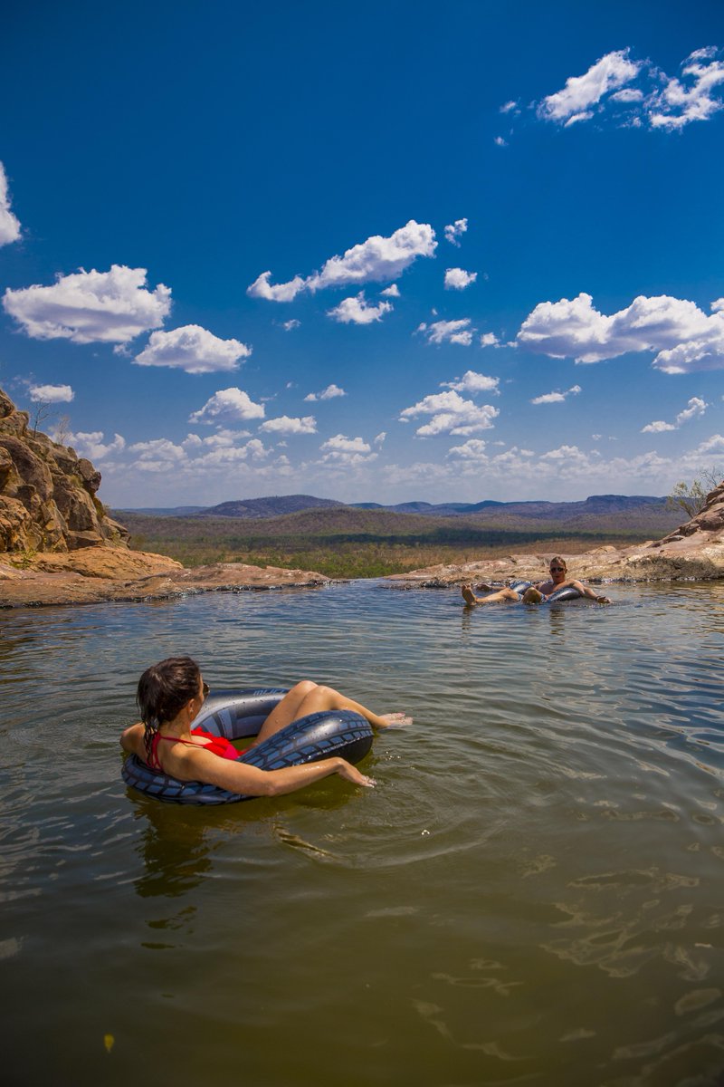 NT_Australia's tweet photo. GET YOUR #GUNLOM FIX! Gunlom Falls in #Kakadu are open today until Tuesday only! Pic: @offroadimages #NTaustralia http://t.co/H8nXlhCKez