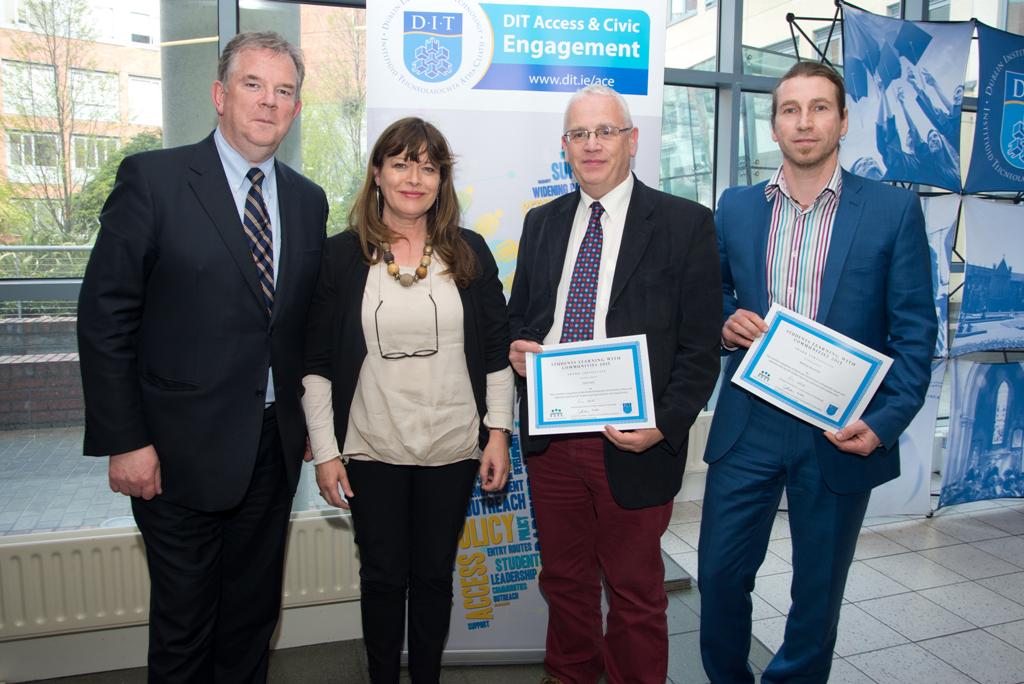 TUDublinEnvPlan's tweet image. Northside Partnership's @mattisB and @OdranReid receive @ditofficial Community Links Award for Best Community Partner